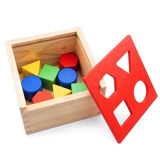 Shape sorting cube